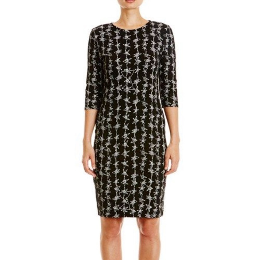 Organic Zandra Rhodes w. People Dress Star Print Bodycon Holiday Dress